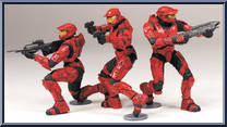 Red Team from Halo 3 - Heroic Collection manufactured by McFarlane [Loose]