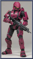 Spartan Soldier Scout (Crimson) Action Figure