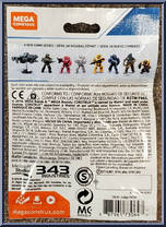 UNSC Spartan Mark VI (Pink) from Halo - Blind Bags - A New Dawn manufactured by Mega Bloks [Back]