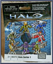 Covenant Elite Combat (Purple) from Halo - Blind Bags - Series  1 manufactured by Mega Bloks [Front]