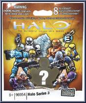 UNSC Marine (Yellow) from Halo - Blind Bags - Series  3 manufactured by Mega Bloks [Front]