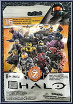 Covenant Elite Zealot (Blue) from Halo - Blind Bags - Series  7 manufactured by Mega Bloks [Front]