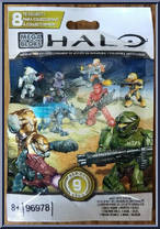 UNSC Spartan Recon (Green) from Halo - Blind Bags - Series  9 manufactured by Mega Bloks [Front]