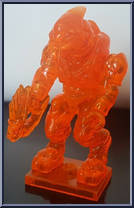 Elite Ultra (Orange Translucent) from Halo - Blind Bags - Series  7 manufactured by Mega Bloks [Loose]