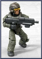 Green Marine from Halo - Blind Bags - Series 12 - Halo Infinite 1 manufactured by Mega Bloks [Loose]