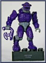 Covenant Elite Combat (Purple) from Halo - Blind Bags - Series  1 manufactured by Mega Bloks [Loose]