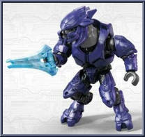 Purple Elite Mercenary from Halo - Blind Bags - Series 12 - Halo Infinite 1 manufactured by Mega Bloks [Loose]