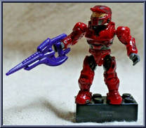 UNSC Spartan (Red) from Halo - Blind Bags - Series  2 manufactured by Mega Bloks [Loose]