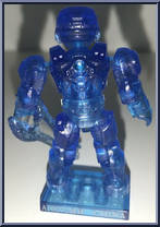 Spartan (Mystery) (Blue Active Camo) from Halo - Blind Bags - Series  5 manufactured by Mega Bloks [Loose]