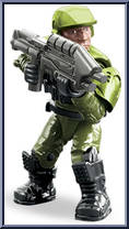 UNSC Marine from Halo - Blind Bags - Bravo manufactured by Mega Bloks [Loose]