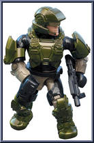 UNSC Marine (Green) from Halo - Blind Bags - A New Dawn manufactured by Mega Bloks [Loose]