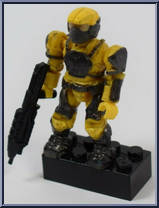 UNSC Marine (Yellow) from Halo - Blind Bags - Series  3 manufactured by Mega Bloks [Loose]