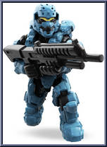 UNSC Spartan Soldier from Halo - Blind Bags - Charlie manufactured by Mega Bloks [Loose]
