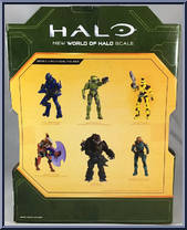 Master Chief (with Commando Rifle & Grappleshot) from Halo Infinite - Series 3 manufactured by Jazwares [Back]
