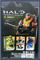 Jorge-052 from Halo Infinite - Series 5 - Spartan Collection manufactured by Jazwares [Back]