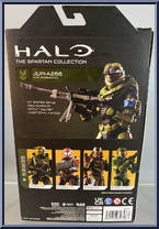 Jun-A266 from Halo Infinite - Series 4 - Spartan Collection manufactured by Jazwares [Back]