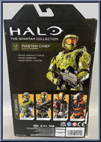 Master Chief from Halo Infinite - Series 2 - Spartan Collection manufactured by Jazwares [Back]