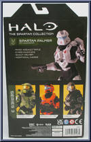 Spartan Palmer from Halo Infinite - Series 3 - Spartan Collection manufactured by Jazwares [Back]