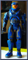 Master Chief (Blue) from Halo - Series 3 manufactured by Joyride Studios [Loose]