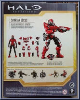 Spartan Locus from Halo - Wave 2 manufactured by Mattel [Back]