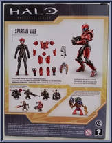 Spartan Vale (Imperial Grunt) from Halo - Wave 2 manufactured by Mattel [Back]
