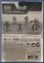 Lang (ODST) from Halo - Series 11 manufactured by Mega Bloks [Back]