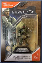Sergeant Johnson from Halo - Series  5 - Halo Heroes manufactured by Mega Bloks [Front]