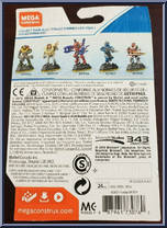 Spartan War Master from Halo - Series  9 manufactured by Mega Bloks [Back]