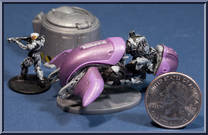 Ghost vs Wolf Spider Turret from Halo - Micro Ops - Series 1 manufactured by McFarlane [Loose]