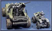 Warthog and Mongoose from Halo - Micro Ops - Series 1 manufactured by McFarlane [Loose]