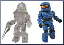 Spartan ODST (Blue) / Arbiter (Active Camouflage) Action Figure