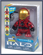 Spartan Eva (Red) from Halo - Odd Pods - Series 1 manufactured by McFarlane [Front]