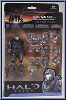 Spartan CQB Custom Armor (Steel) from Halo Reach - Series 5 - Armor Packs manufactured by McFarlane [Front]