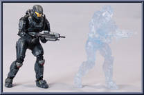 Spartan Hologram from Halo Reach - Series 4 - Boxed Sets manufactured by McFarlane [Loose]