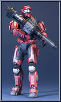 Spartan Recon (Male / Team Red) Action Figure