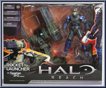 Warthog Rocket Launcher (with Spartan JFO) from Halo Reach - Series 3 - Upgrade Packs manufactured by McFarlane [Front]