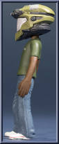 Green Operator Helmet and Reach T-Shirt from Halo - Xbox Live Avatars - Series 1 manufactured by McFarlane [Loose]