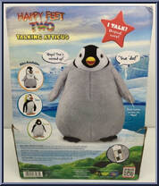 Talking Atticus (Happy Feet 2) from Happy Feet - Plush manufactured by Thinkway Toys [Back]