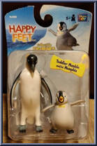 Toddler Mumble and Memphis from Happy Feet - Collectible Figurines manufactured by Thinkway Toys [Front]