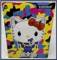 Hello Kitty (Blue / Yellow) from Hello Kitty - Quiccs manufactured by Kidrobot [Back]