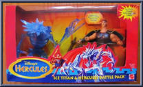 Ice Titan & Hercules from Hercules - Battle Packs manufactured by Mattel [Front]