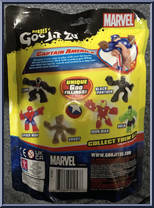 Captain America from Heroes of Goo Jit Zu - Hero Pack manufactured by Character Options [Back]