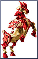 Divine Horse Red Hare (Red-Maned Swift Wind) (1/108) Action Figure