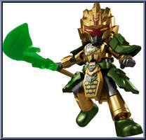 Guan Yu Battle Suit (Holy Martial Golden Dragon Scale Armor (1/54) Action Figure
