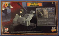 Royal Navy 30mm Gun Crew from H.M. Armed Forces - Mini Sets manufactured by Character Options [Back]