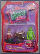 Grinch & Martha May Whovier from How the Grinch Stole Christmas! - Basic Series manufactured by Playmates [Front]