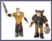 Eret vs Snotlout from How to Train Your Dragon 2 - Mini Figures manufactured by Spinmaster [Loose]