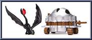 Toothless vs. Dragon Catcher from How to Train Your Dragon 2 - Mini Figures manufactured by Spinmaster [Loose]