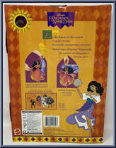 Esmeralda (Gypsy Dancing) from Hunchback of Notre Dame - 6" Scale manufactured by Mattel [Back]