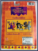 Esmeralda / Phoebus / Frollo from Hunchback of Notre Dame - Collectible manufactured by Mattel [Back]